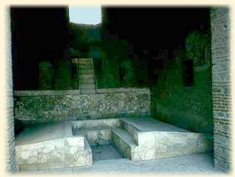 Triclinium aus Pompeji